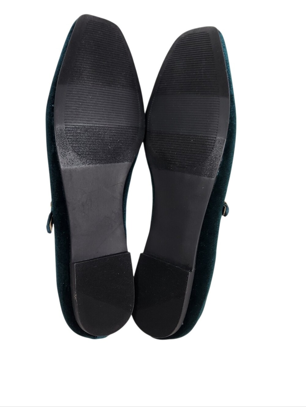 LOFT Brillant Emerald Green Velvet Missy Ballet Flats 751229 NWT Womens Size 8.5 - Picture 9 of 13